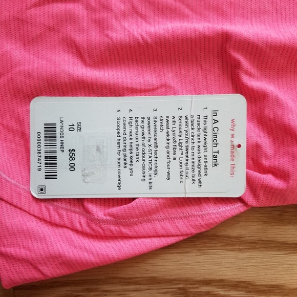 Lululemon brand new top - Picture 3 of 3